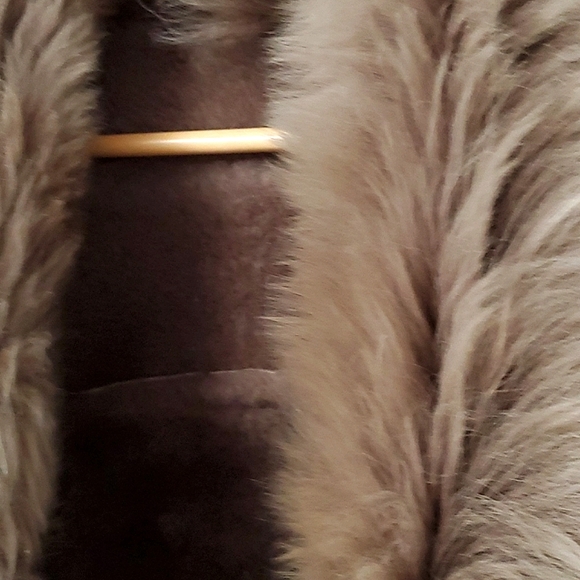 Shearling sheepskin winter coat - Picture 7 of 7
